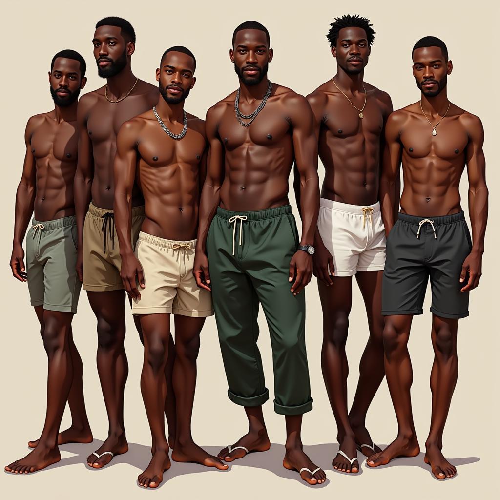 Diverse representations of African masculinity and body image