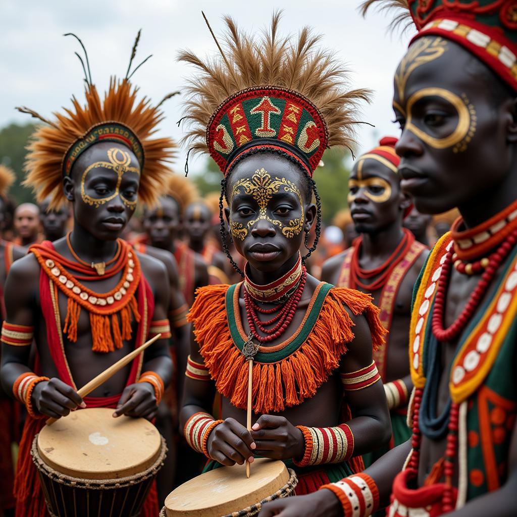 African Mask Ceremony