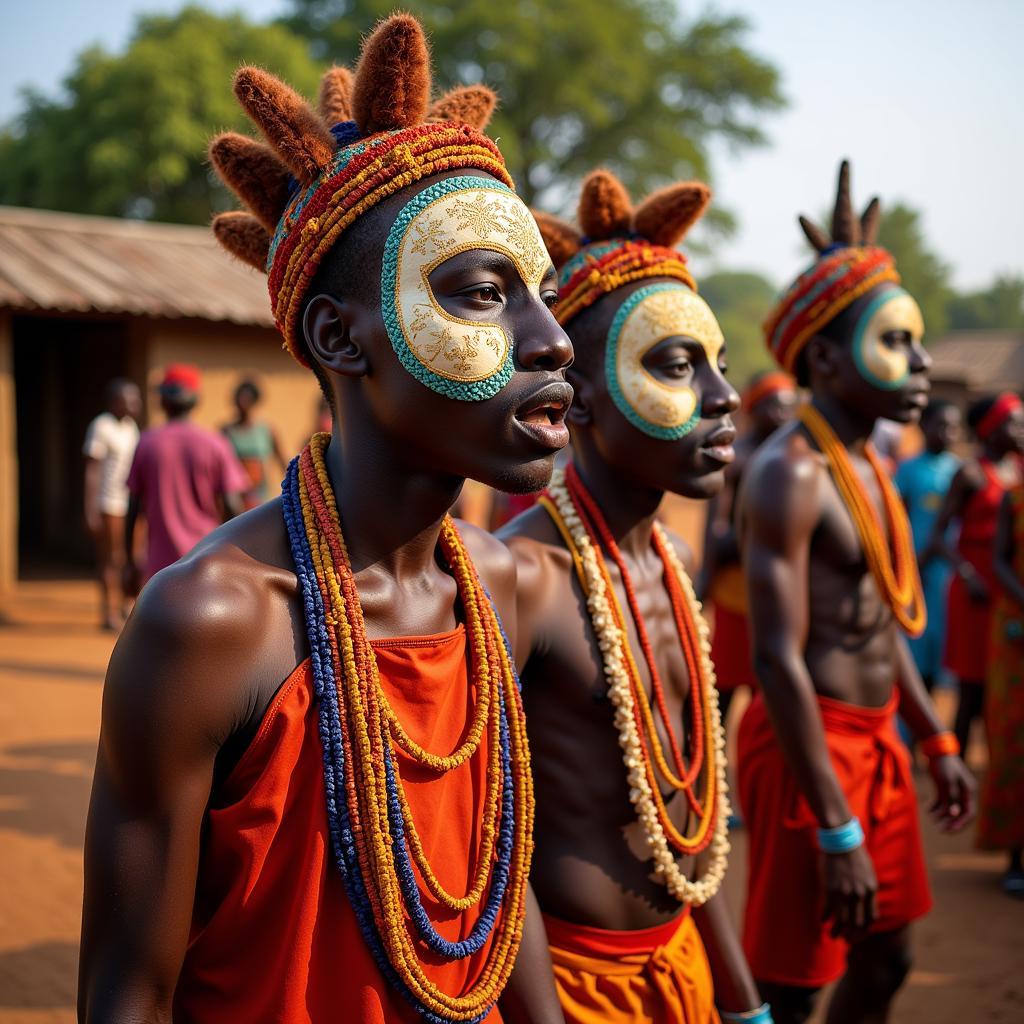 African Mask Ceremony