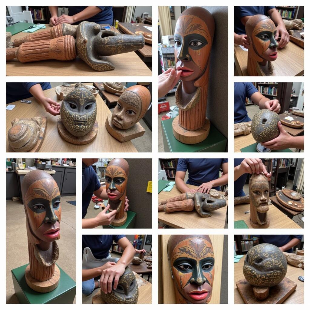 The Creation Process of an African Mask