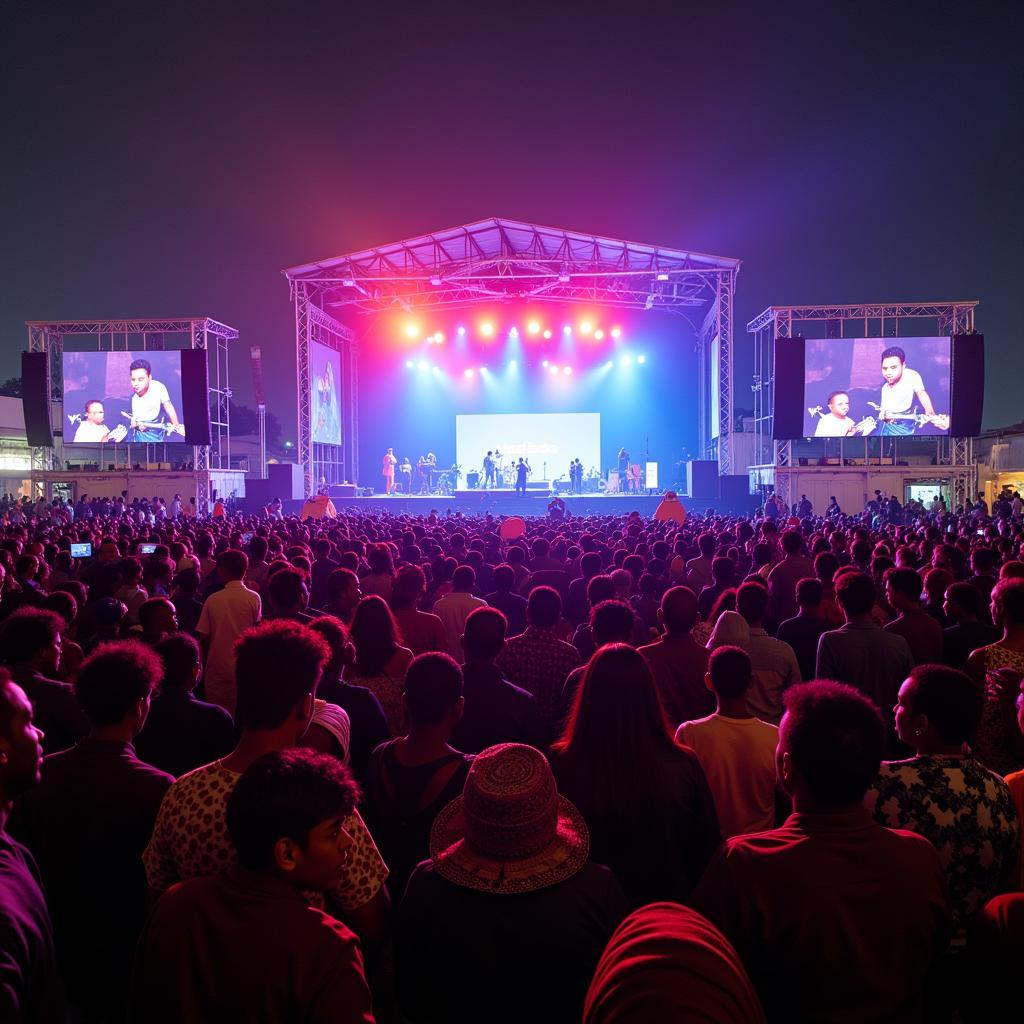 Vibrant Music Festival in Nigeria