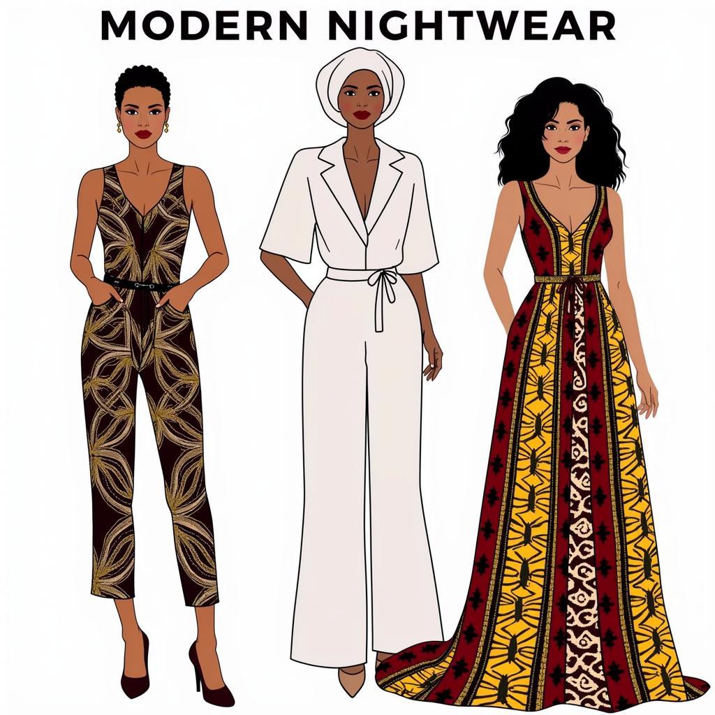 Modern Interpretations of African Nightwear