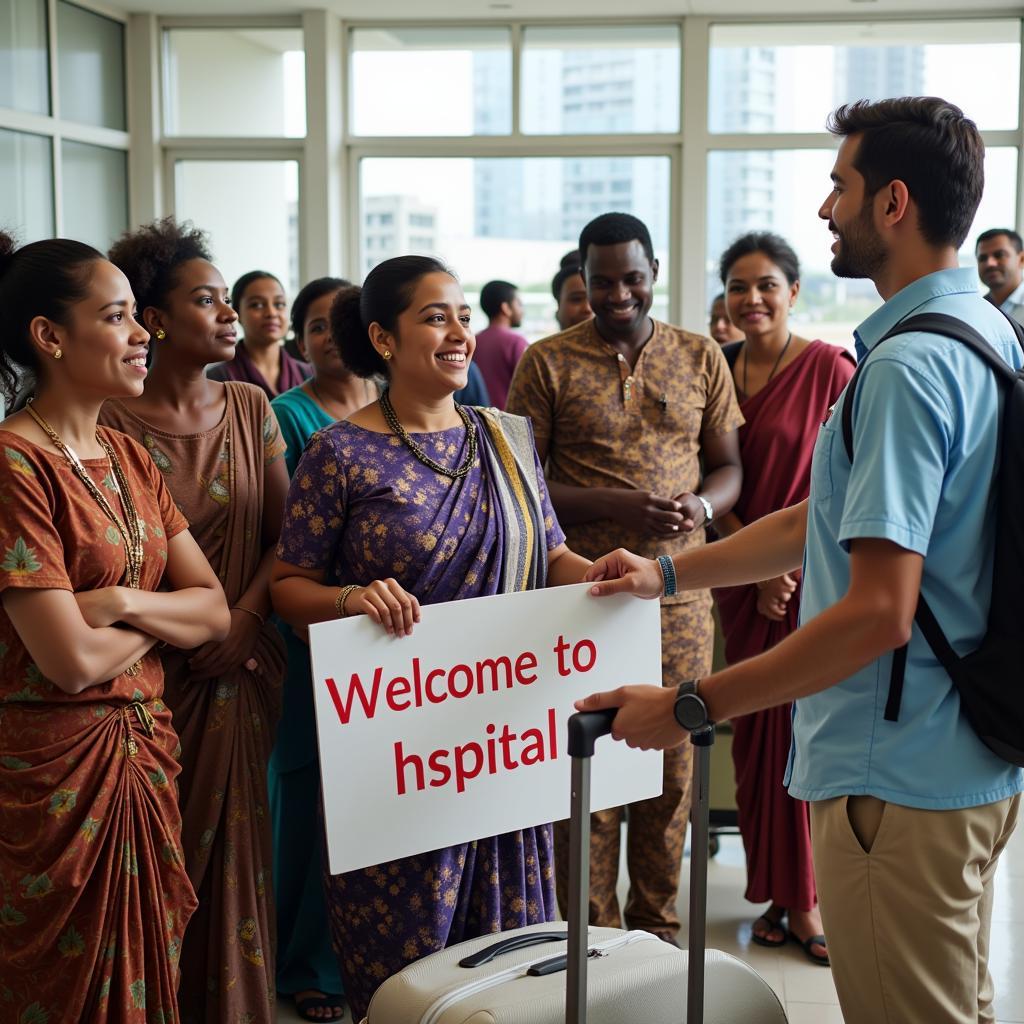 African Patients Arriving in India for Medical Tour