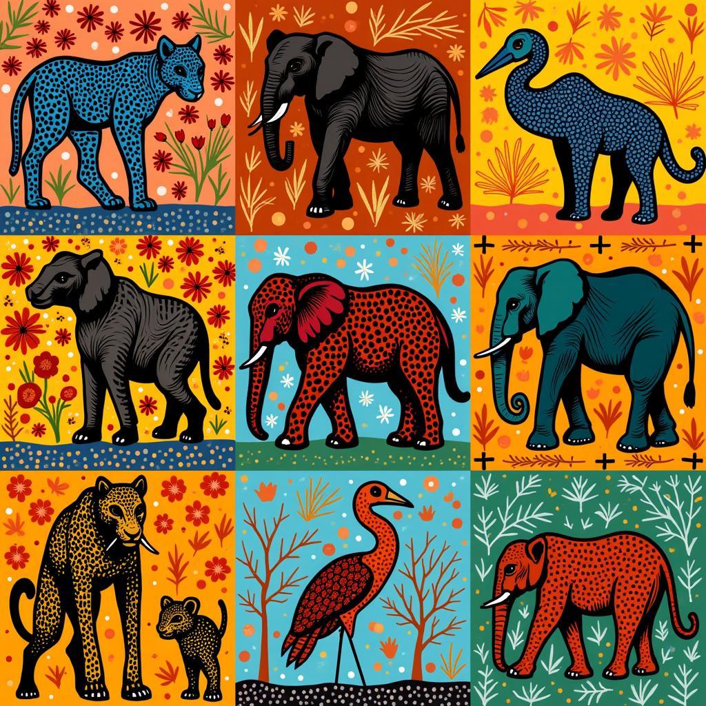 Animal Motifs in African Patterns