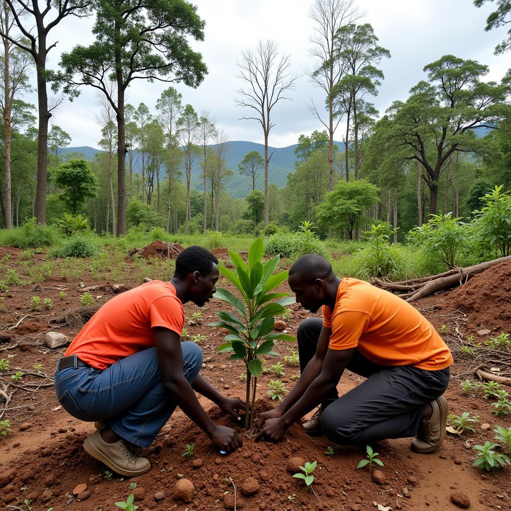 African Rainforest Conservation Efforts as documented in Vol 2