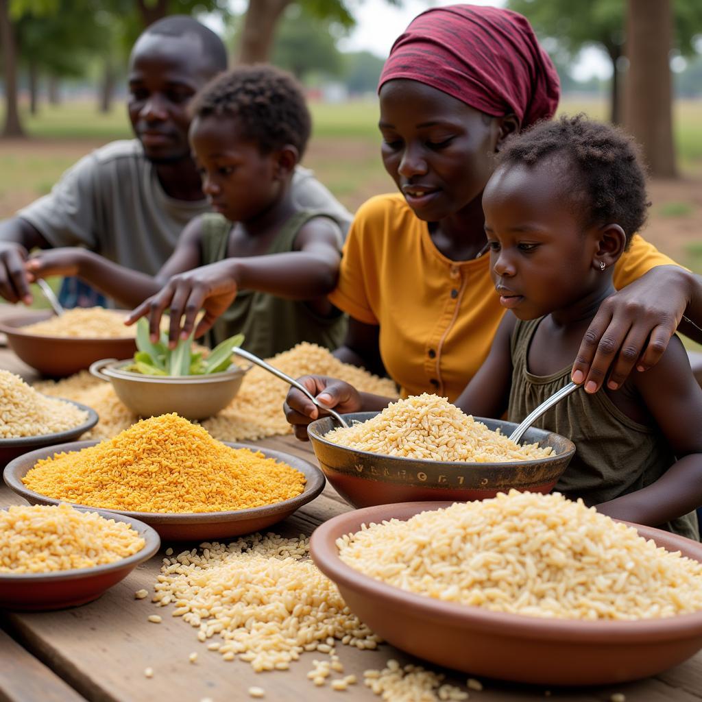 African Rice Contributing to Food Security