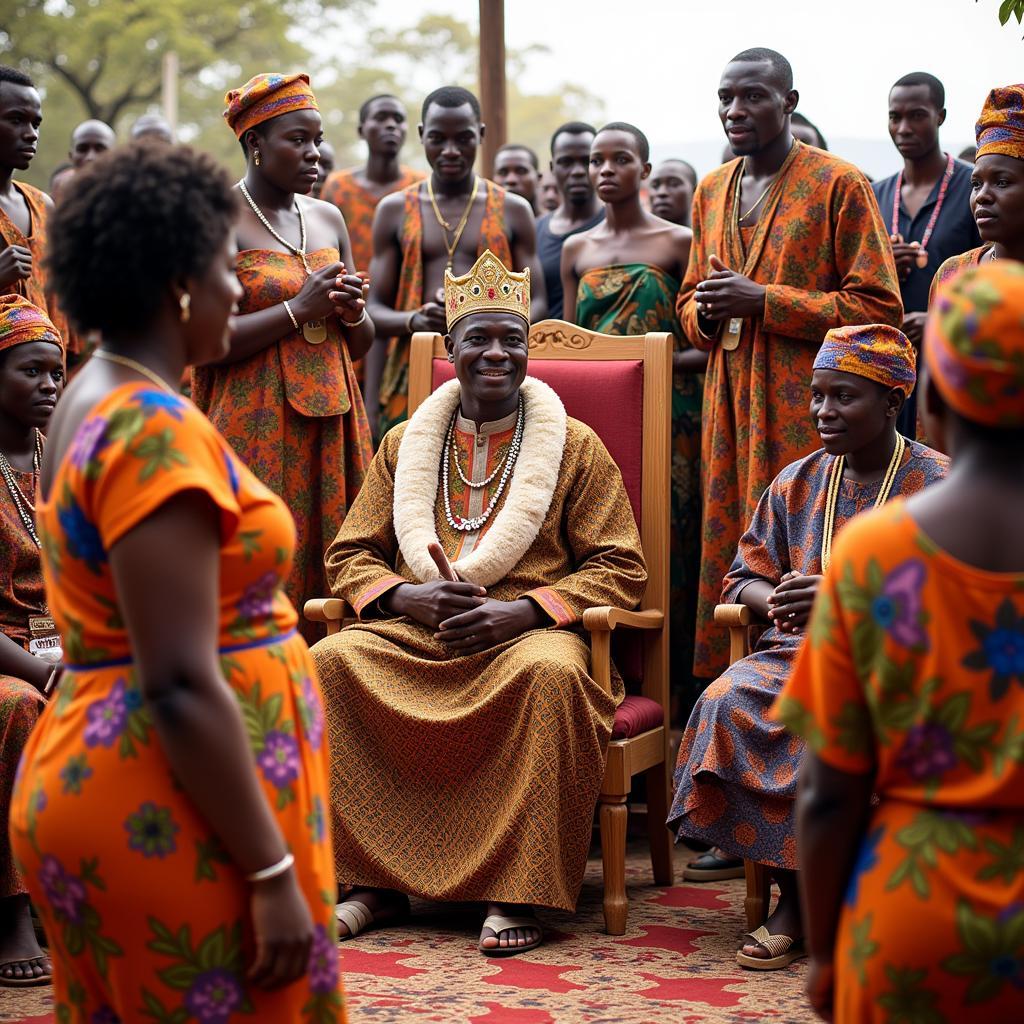 African Royalty in Traditional Ceremonies 2017