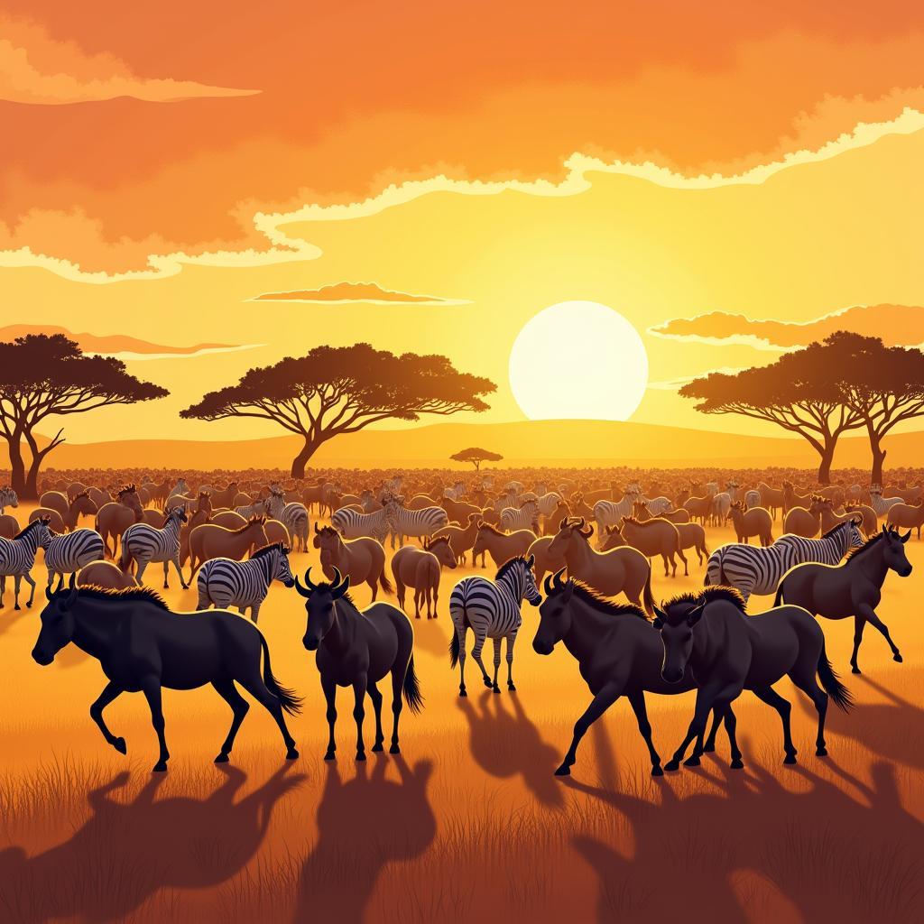 African Savannah Migration Explained for Kids