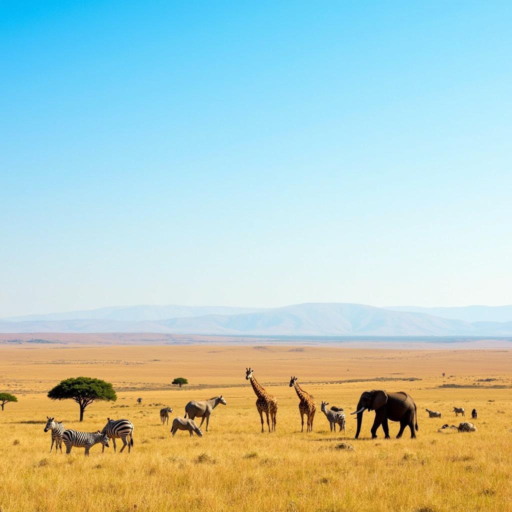 African Savannah Wildlife Diversity