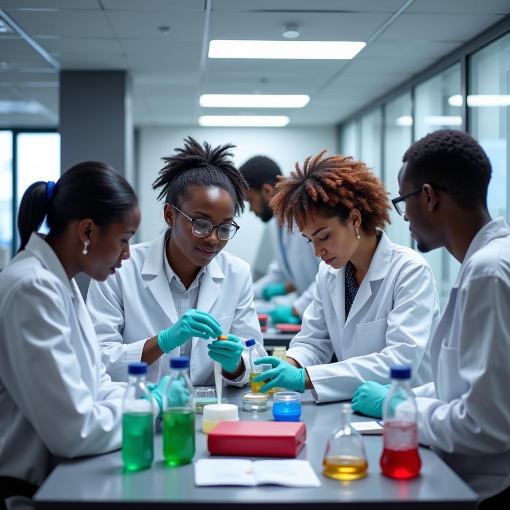 African Scientists Collaboration in Microbiology Lab