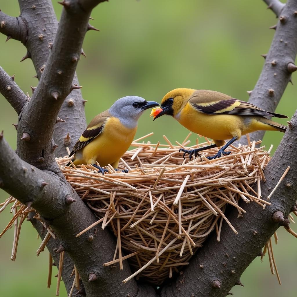 African Silverbill Nest