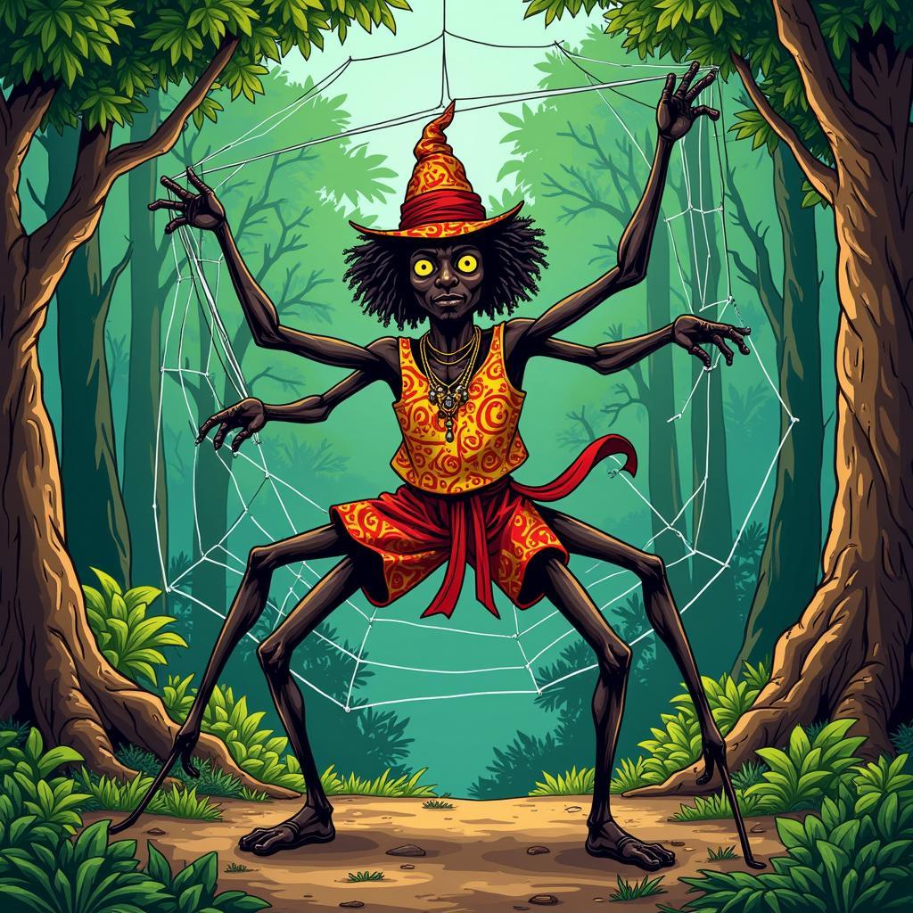 Anansi the Spider: A Master of Trickery in African Folklore