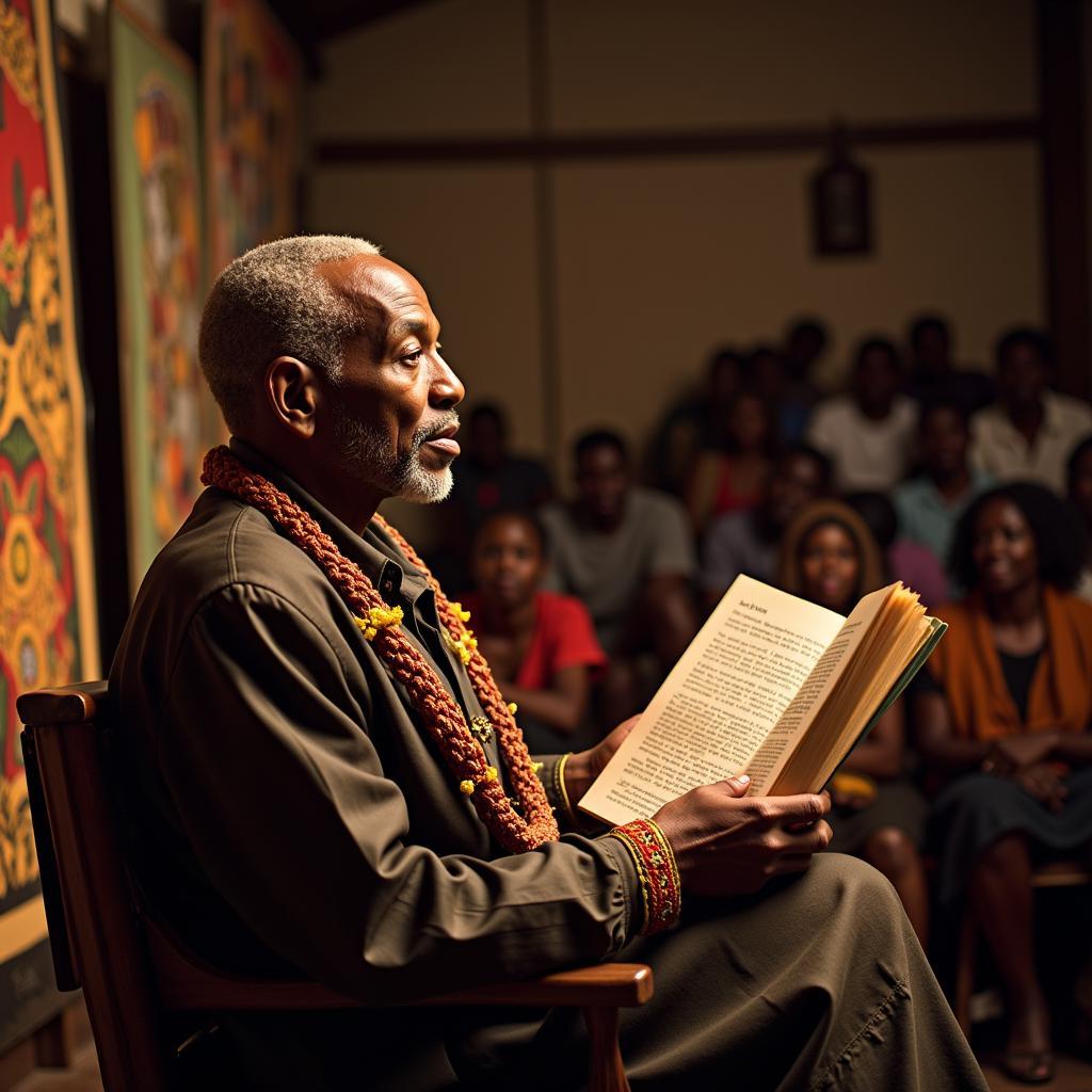 African Storyteller Griot Tradition