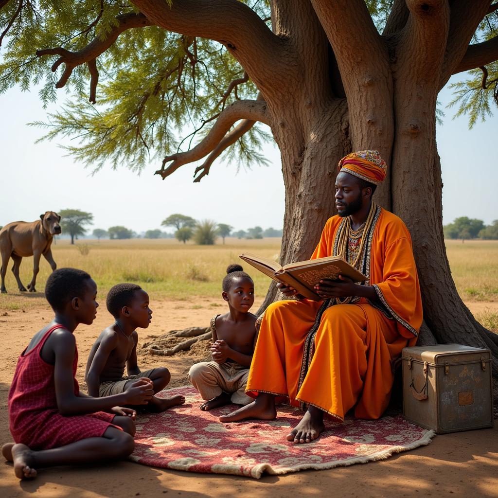 African Storyteller Griot Tradition