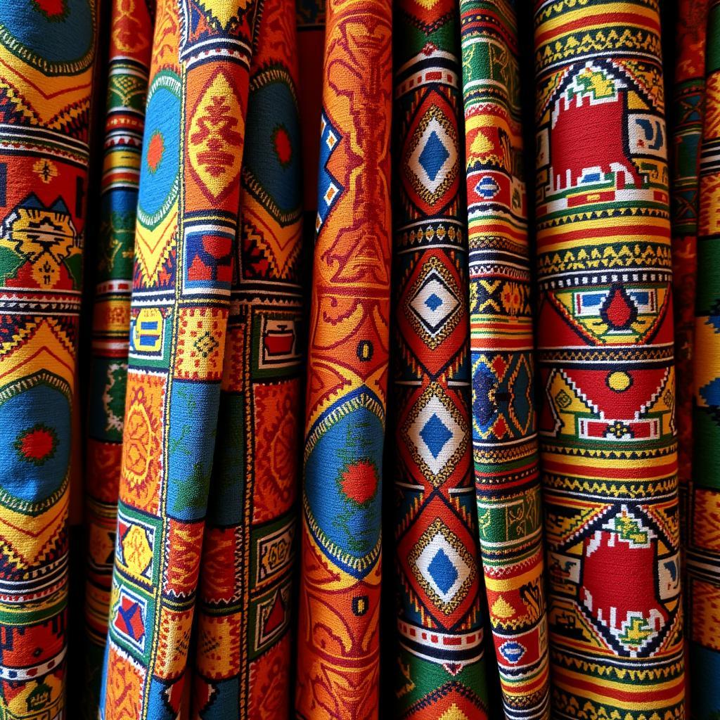 African Storytelling Through Vibrant Textiles