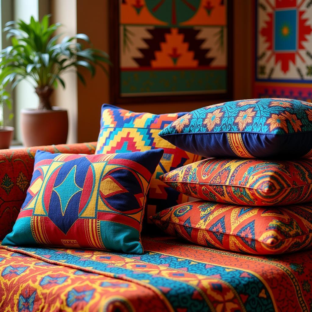 African Textile Patterns in Interior Design