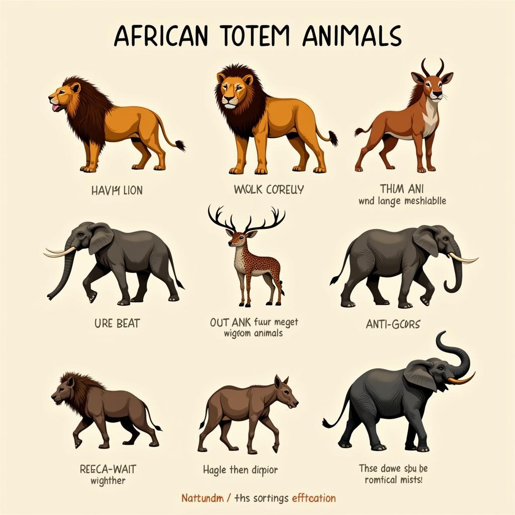 African Totem Animals Representing Different Personalities