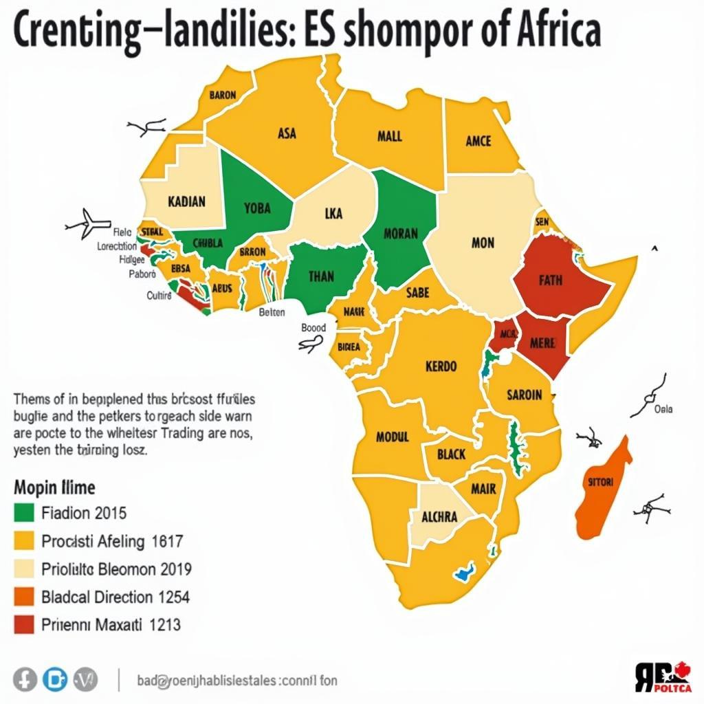 Map of African Trade Blocs