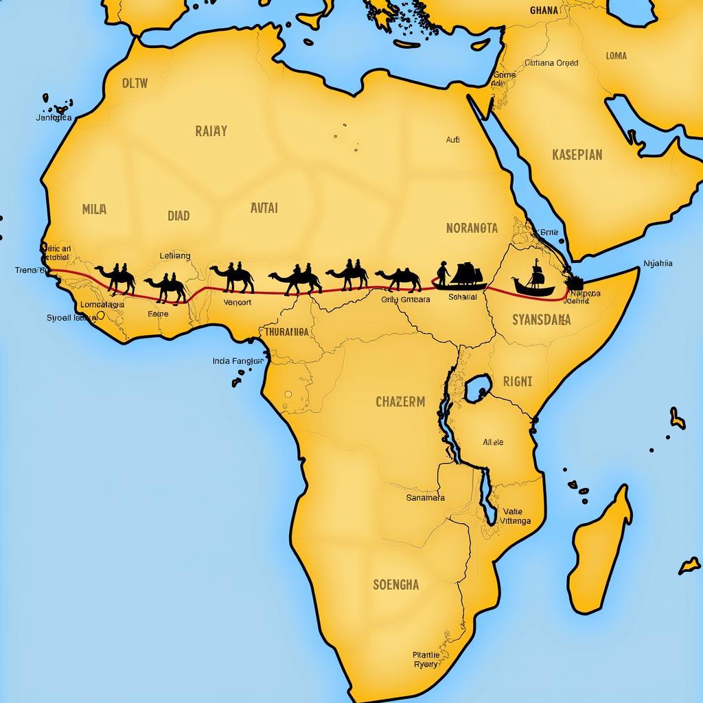 Ancient African Trade Routes and Cultural Exchange