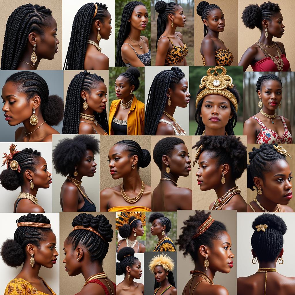 Traditional Adornments and Hairstyles in African Culture