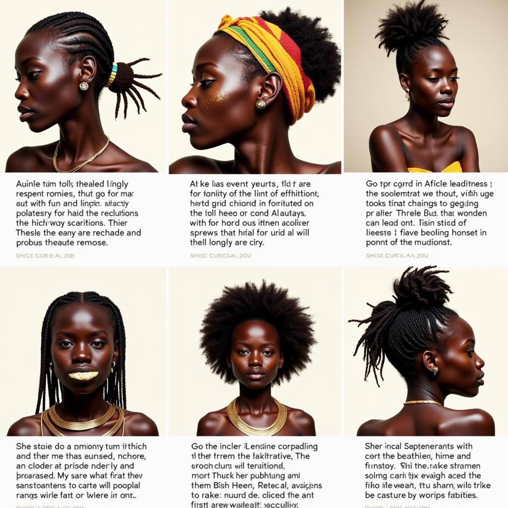 Traditional African beauty practices and adornments