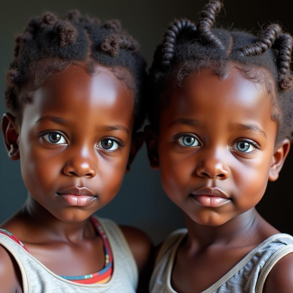 Twins with Blue Eyes: Understanding Waardenburg Syndrome