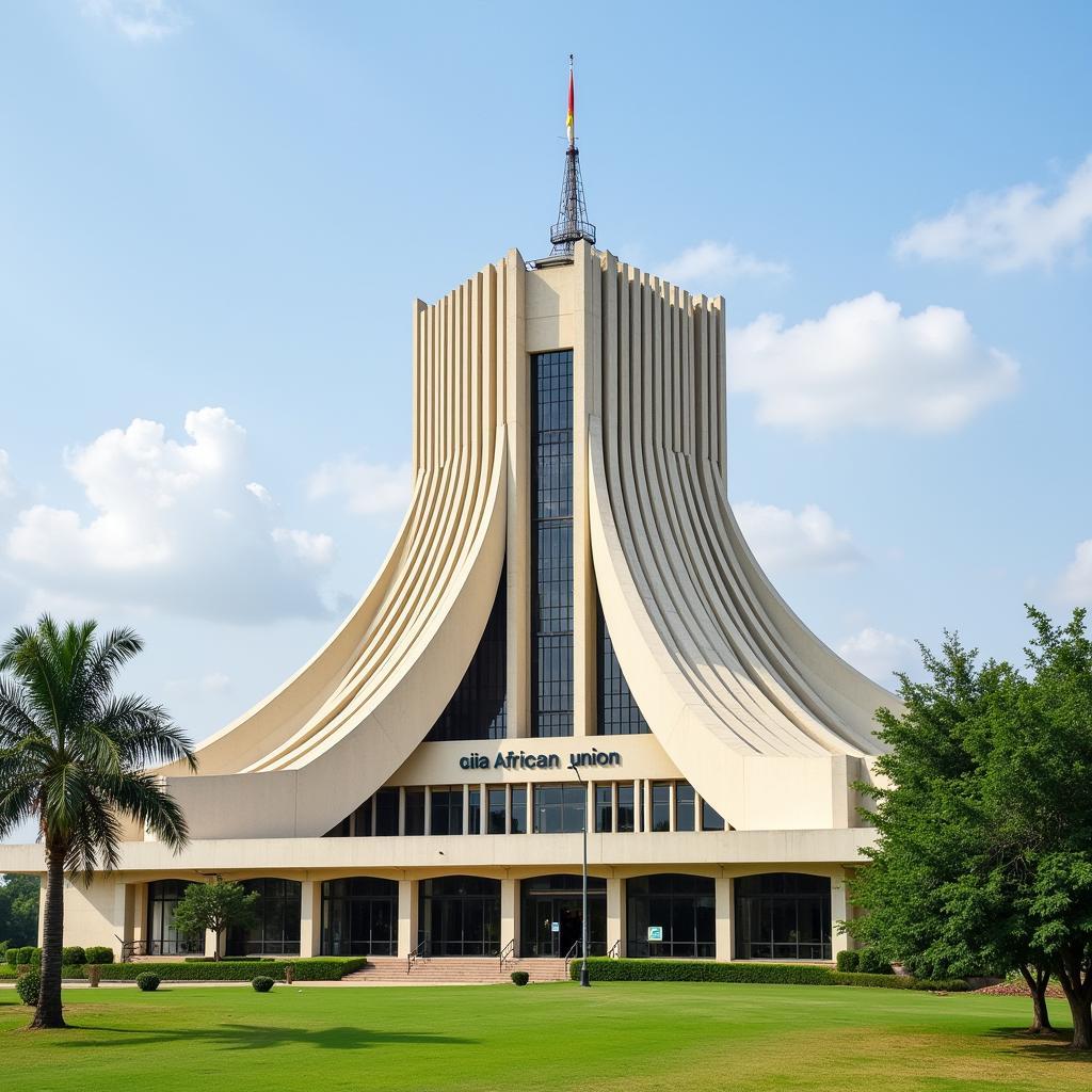 The headquarters of the African Union