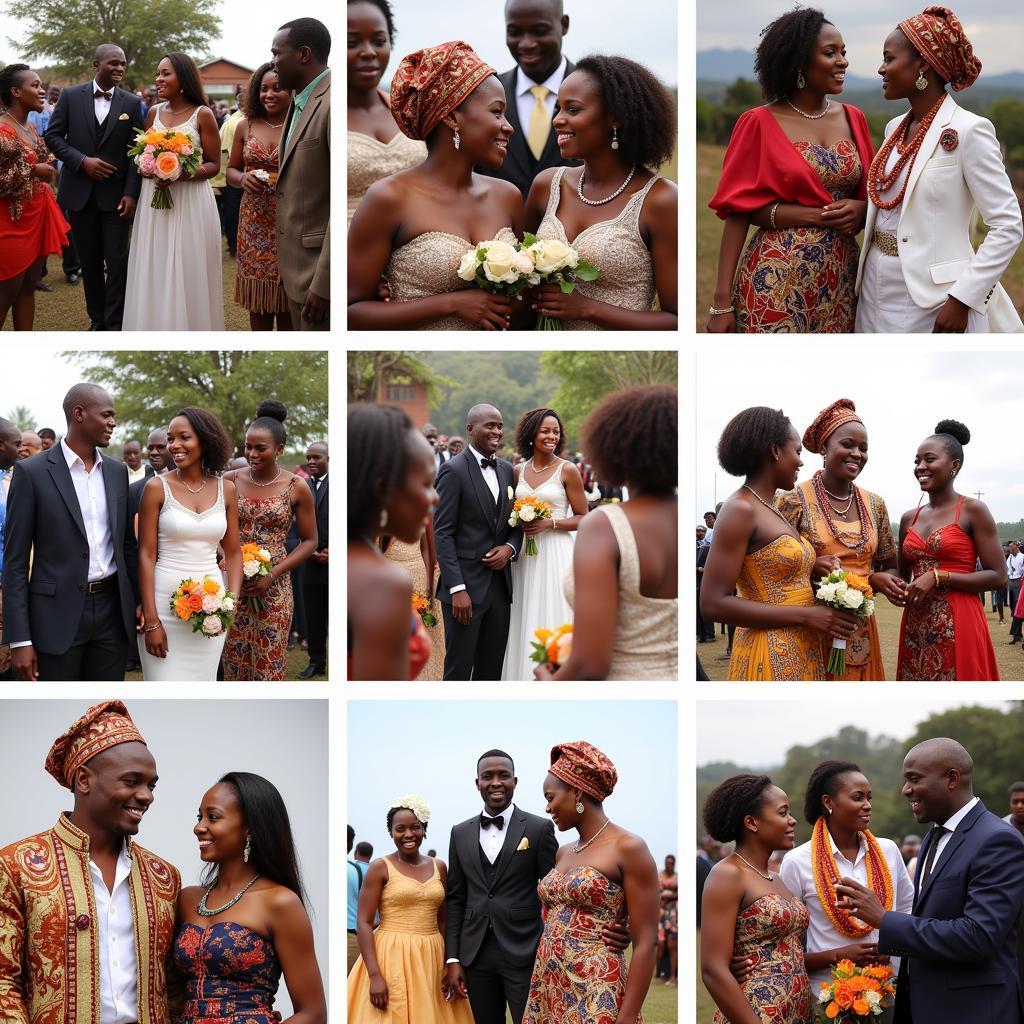 Diverse African Wedding Celebrations Showcasing Different Traditions