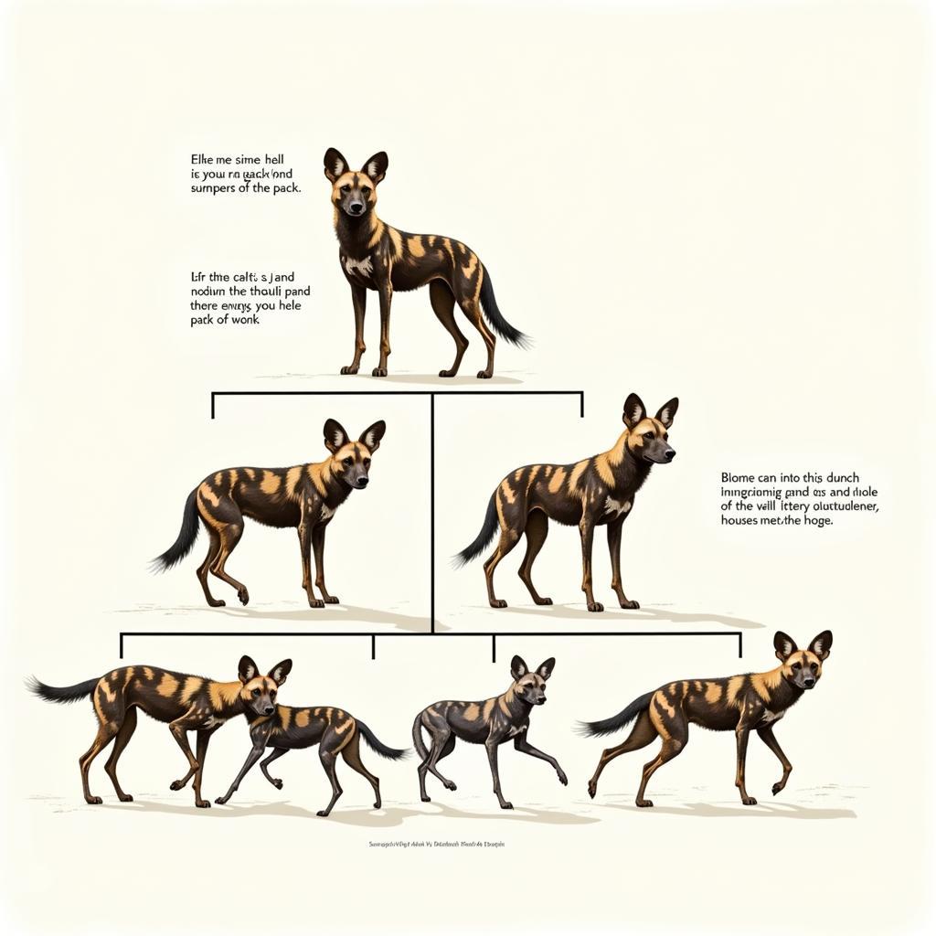 African Wild Dog Pack Hierarchy