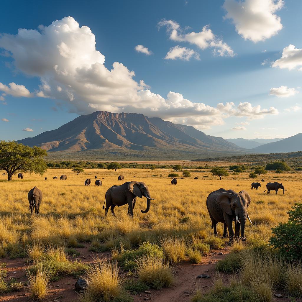 African Wildlife and Natural Landscapes