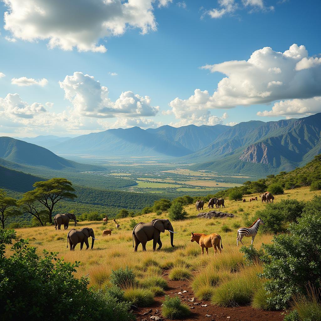 African Wildlife and Landscapes