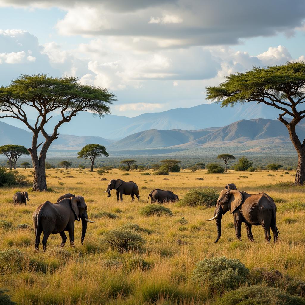 African Wildlife and Natural Landscapes