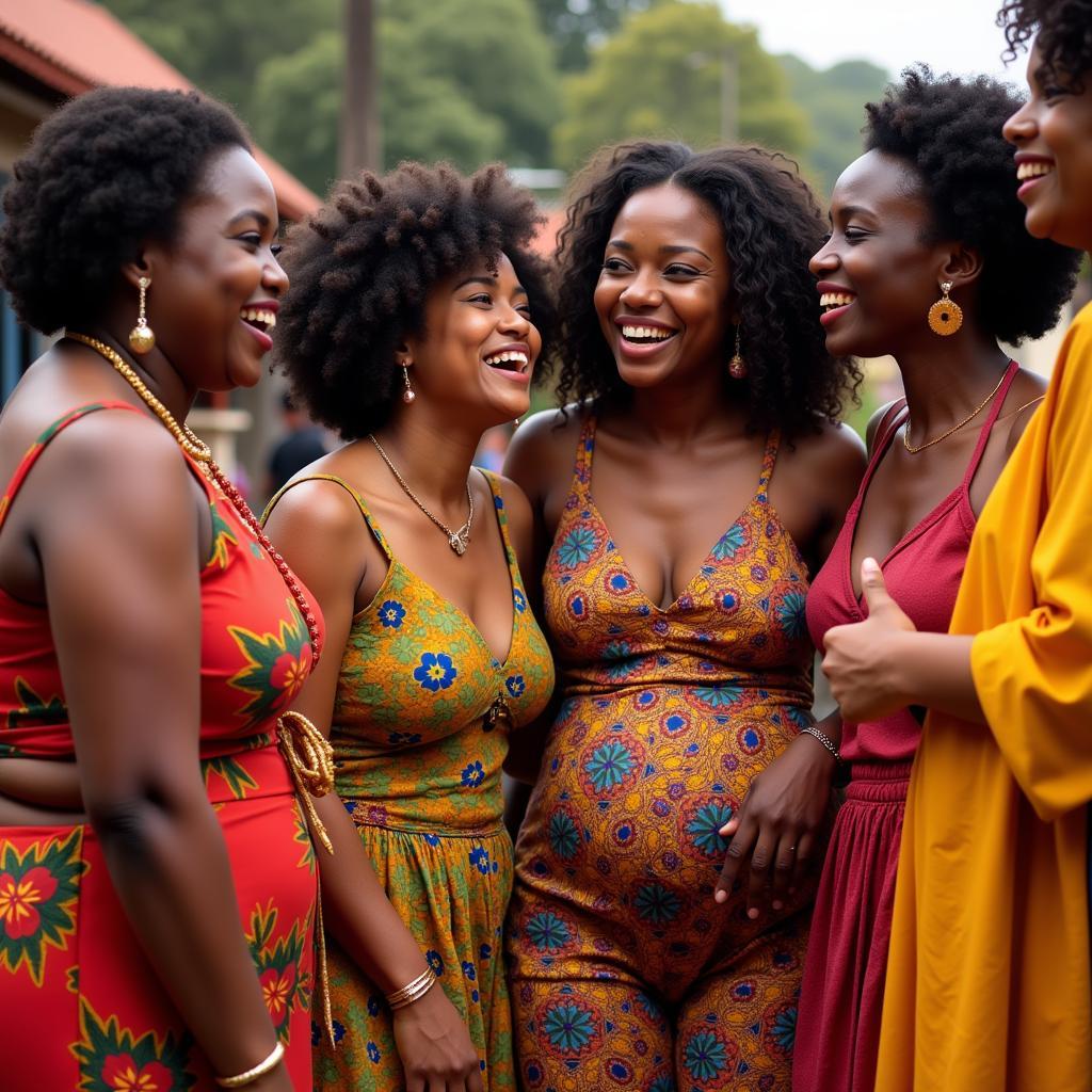 African Women Celebrating Body Diversity