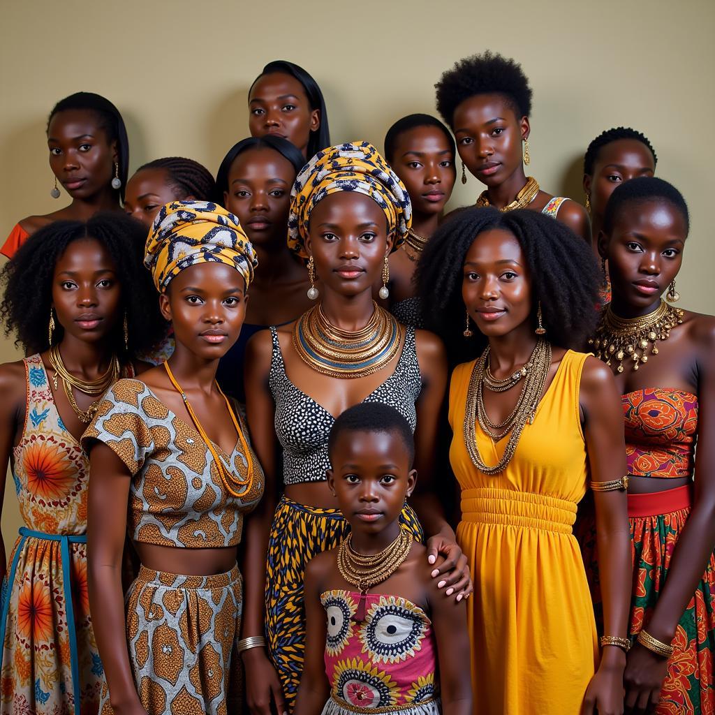 African Women Representing Cultural Diversity