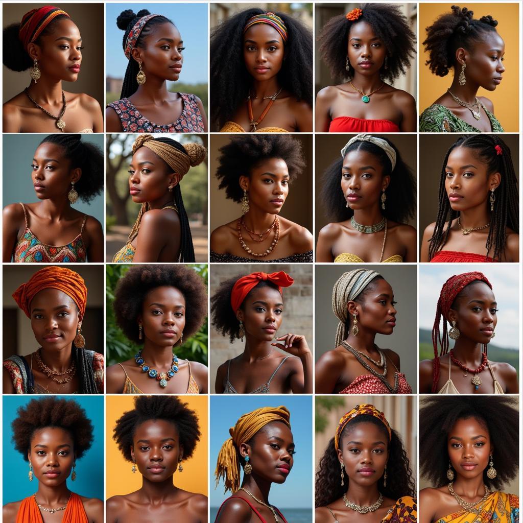 Celebrating the Cultural Diversity of African Women: Traditional Clothing, Hairstyles, and Jewelry