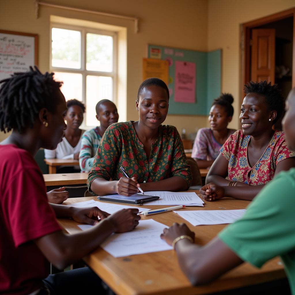 African Women Participating in Economic Empowerment Initiatives