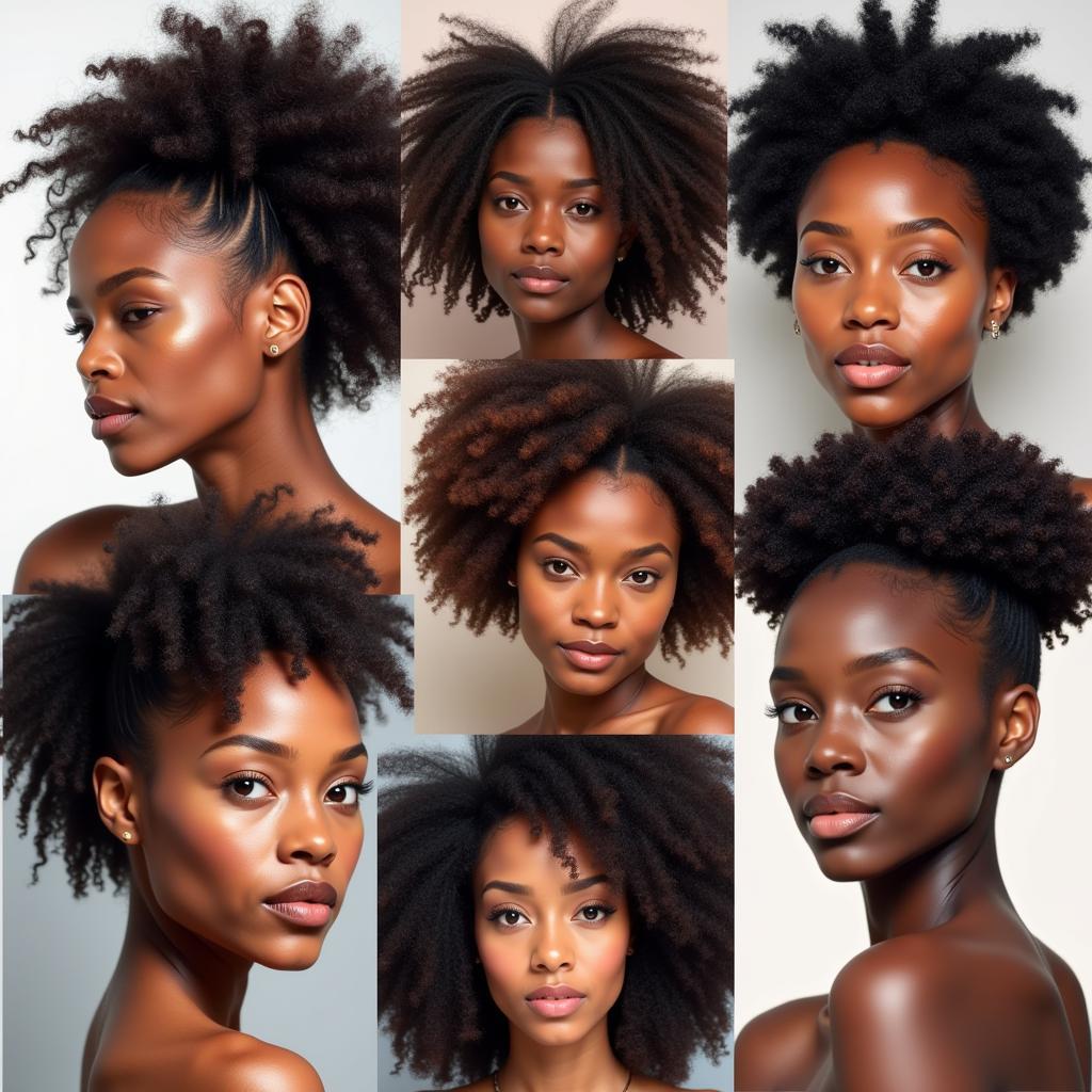 African Women with Natural Hairstyles