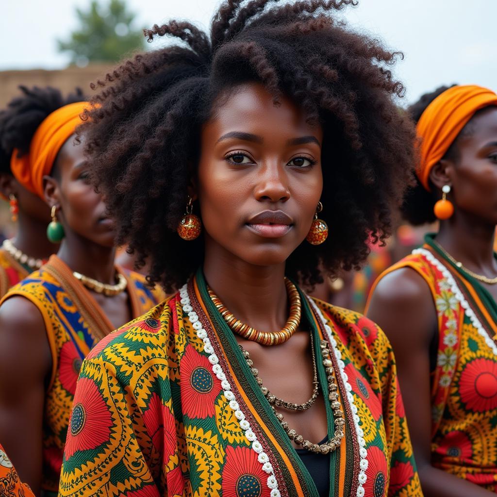 African Women in Traditional Attire