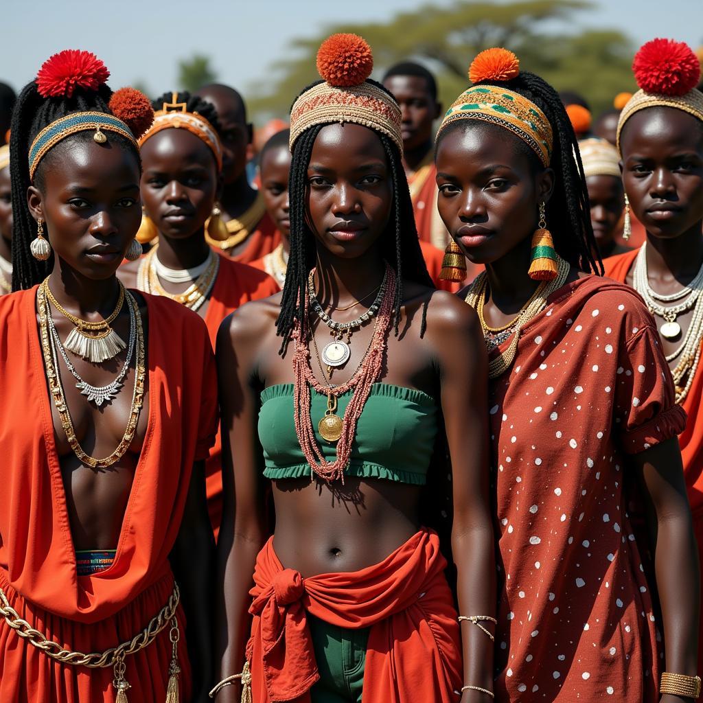 African Women in Traditional Attire