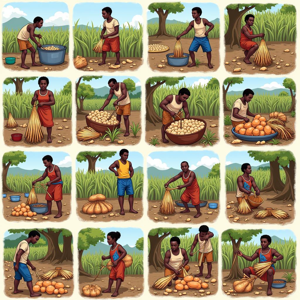 African Yam Cultivation and Preparation