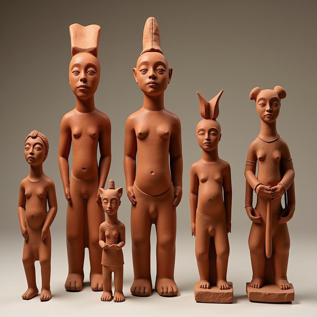 Ancient Nok Terracotta Figures from Nigeria