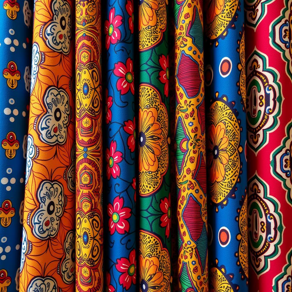 Ankara Fabric with Vibrant Patterns