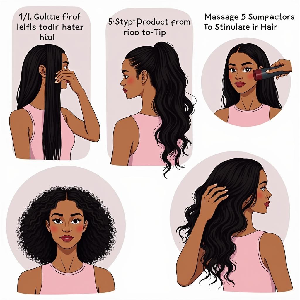 Proper Application of African American Hair Growth Products