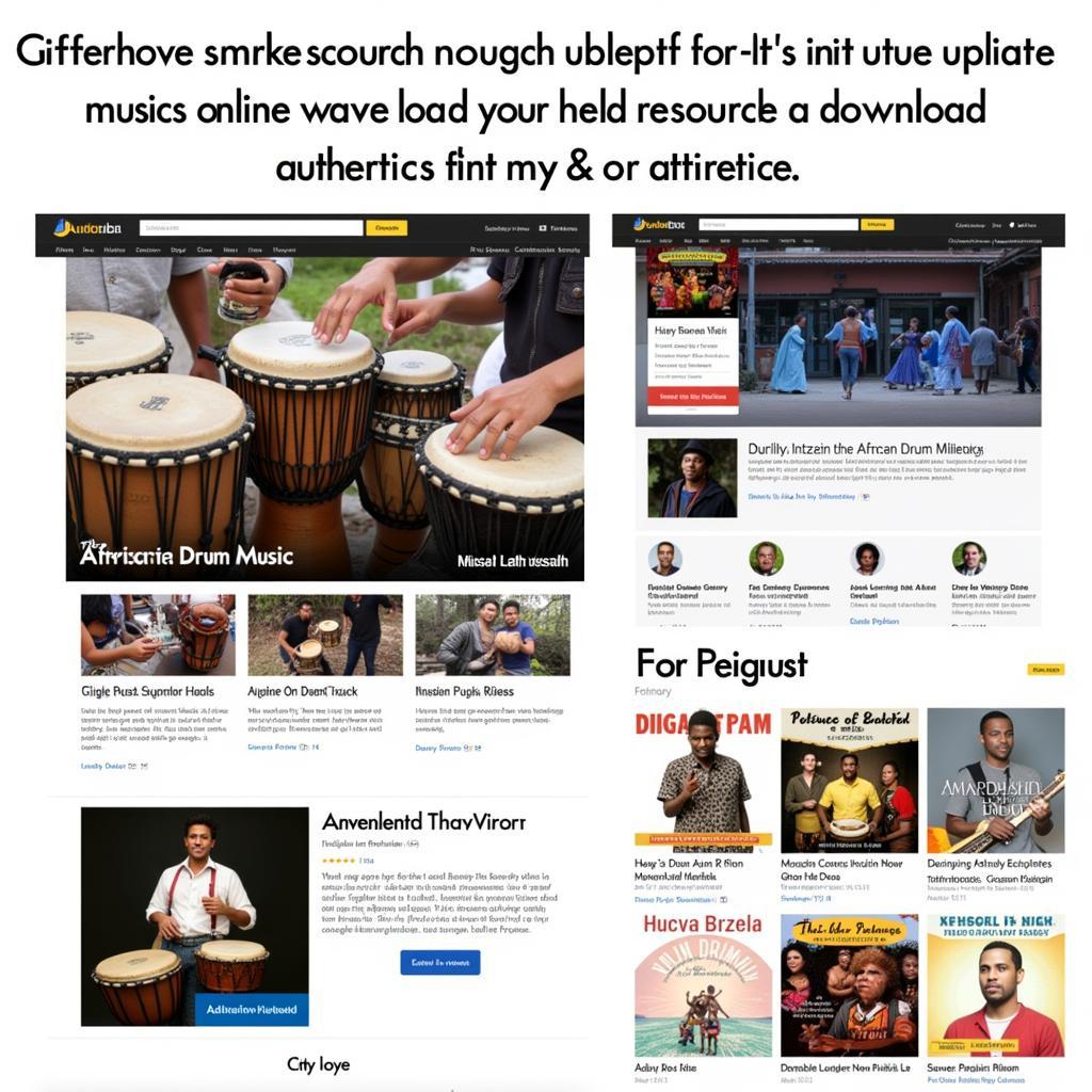 Finding Authentic Sources for African Drum Music Downloads