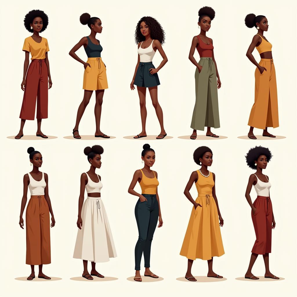 Authentic African Female Character Designs