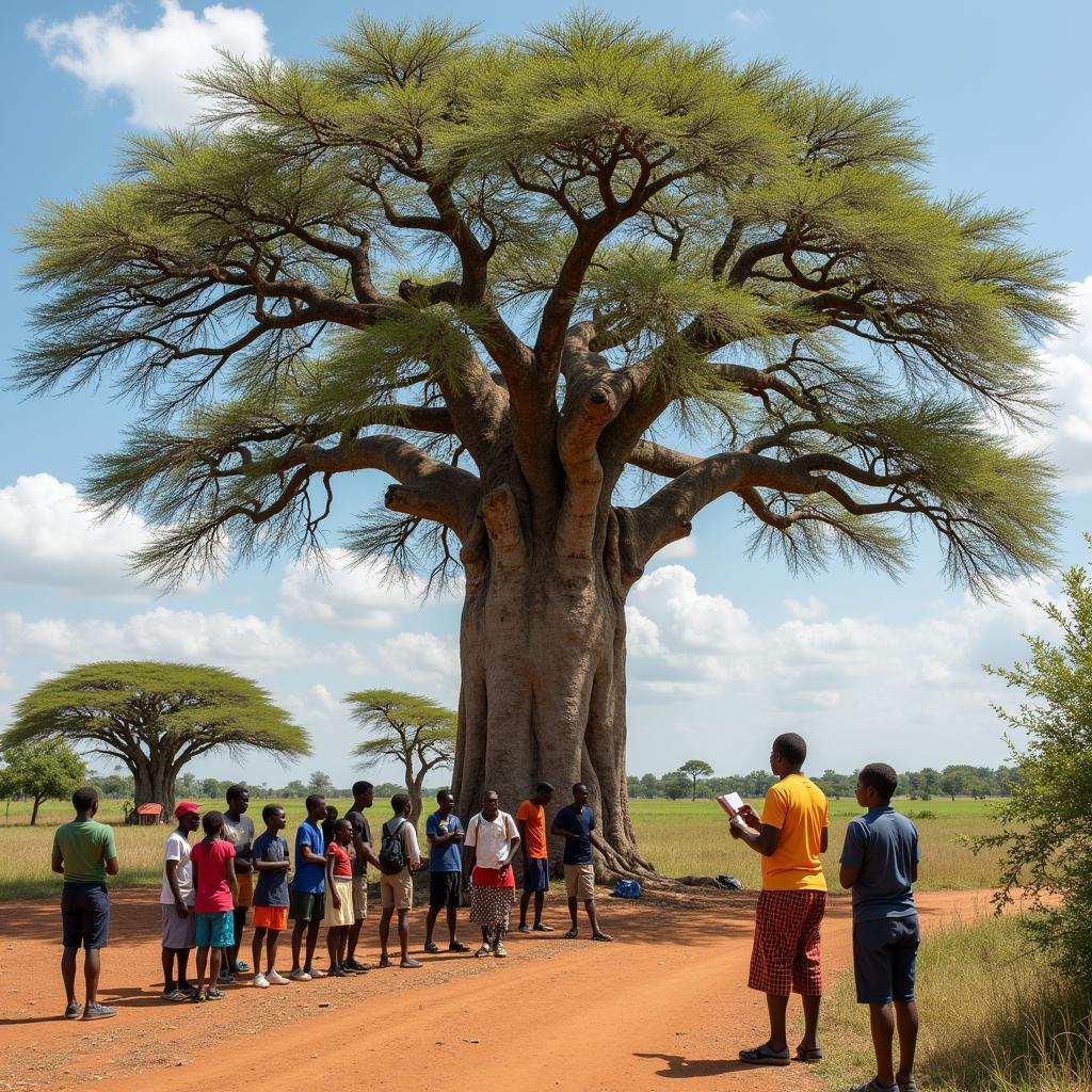 Baobab Tree Ecosystem and Mosquito Control