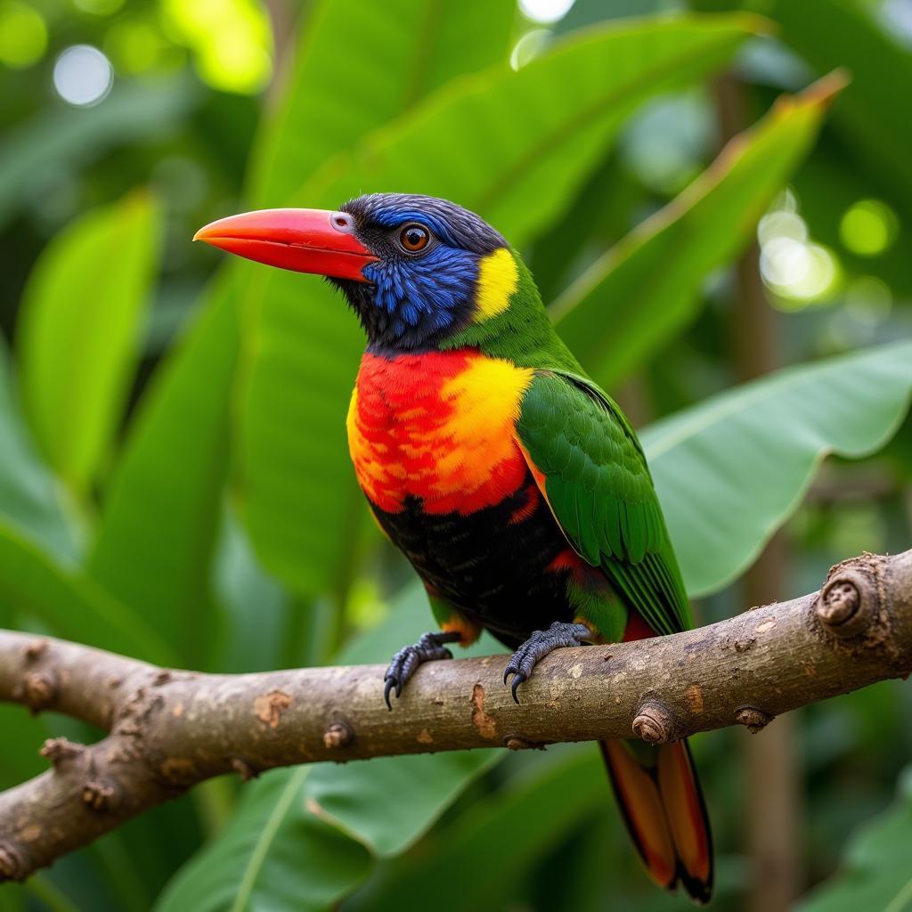 Birdwatching on a snake-free African island