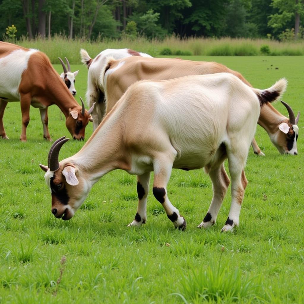 Boer Goats Grazing