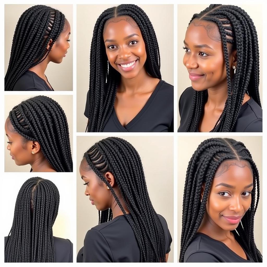 Different Box Braids Styles and Lengths