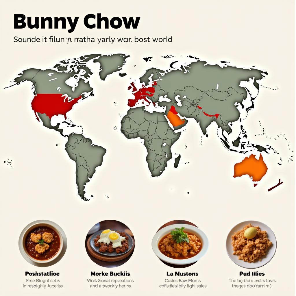 Bunny Chow's Global Reach – Maps and Restaurants